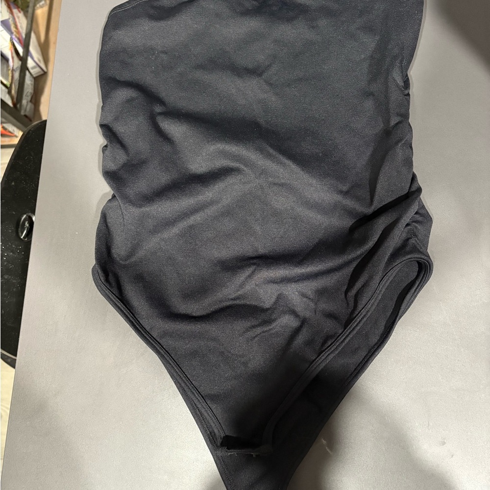 OQQ Tube Top Bodysuit